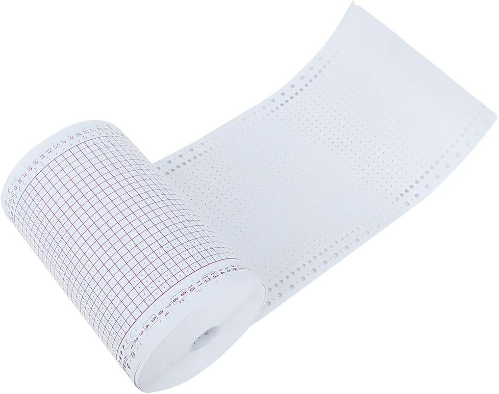 100 Stück/Rolle Strickmaschine Lochkarte Rote Lochkarte 24 Stiche Strickmaschinenteile Zubehör