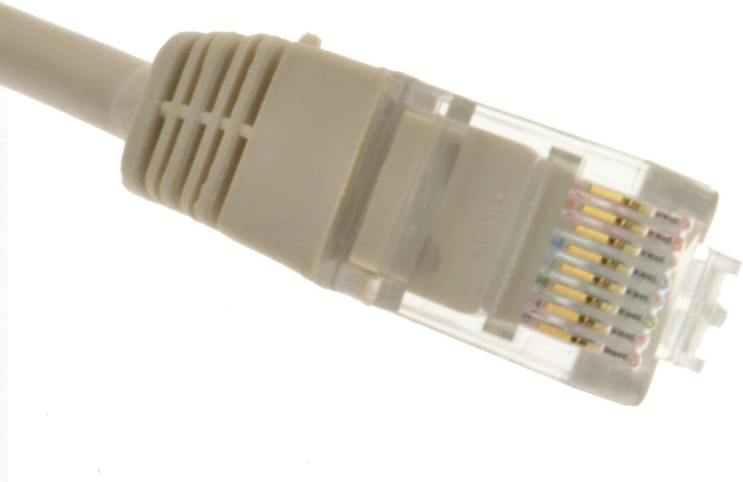 Grey Netzwerk Ethernet RJ45 Cat-5E UTP Patchkabel LAN Kupfer Kabel Anschlusskabel 30 m [30 Meter/30m