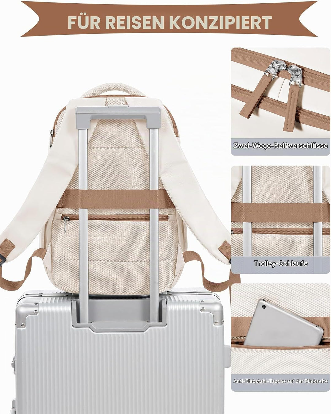 SZLX Vakuum Rucksack Ryanair Handgepäck 40x30x20 Wizzair Rucksack 40x20x25 für Ryanair Reiserucksack