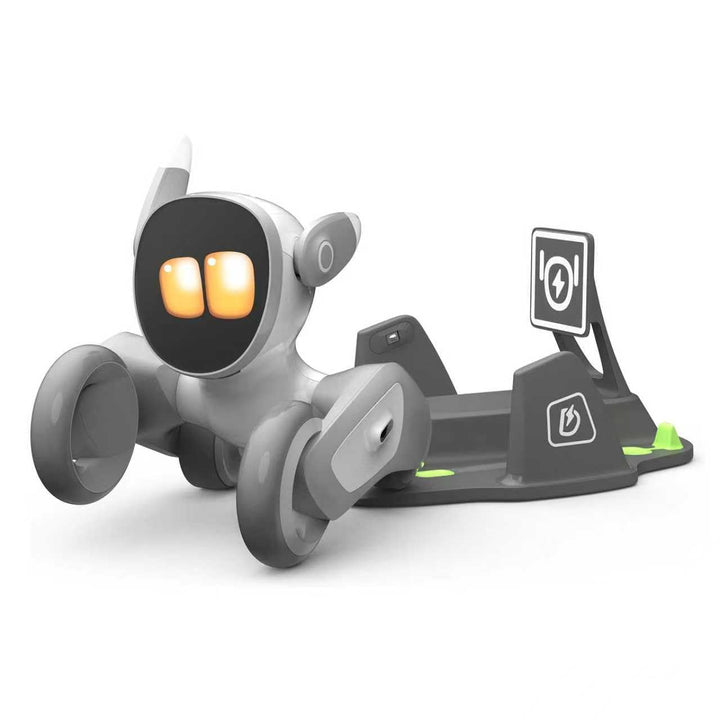 Loona KEYI Premium Haustier-Roboter mit Ladestation (Smarte AI ChatGPT-4o, Stimmen- & Gestensteuerun