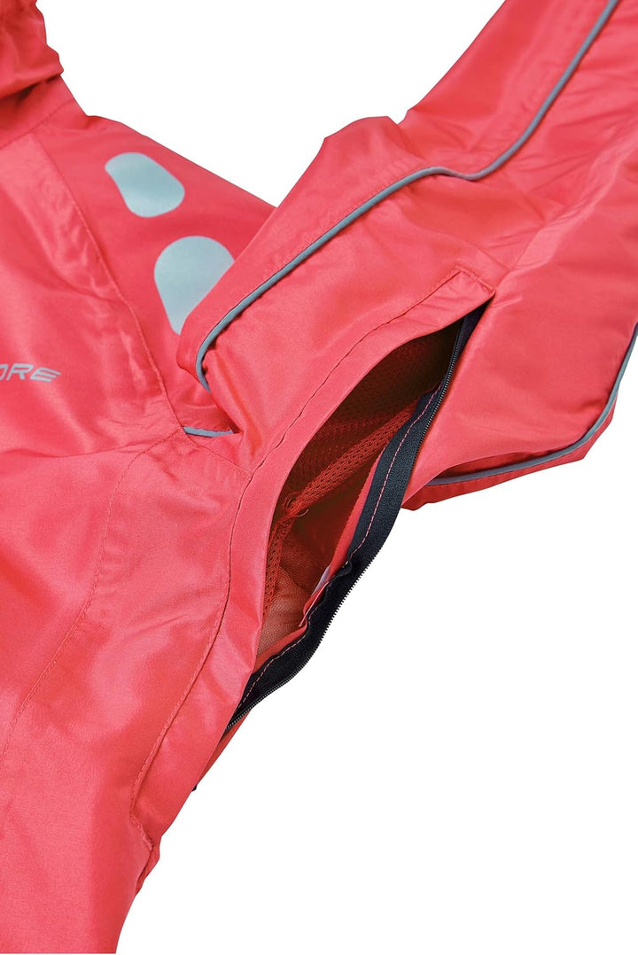 Damen Radsportjacke wasserdicht atmungsaktiv High-Vis - Gelb - Night Eagle, Rosa