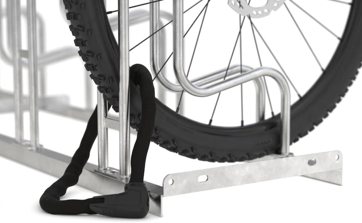 Hochwertiger Fahrradständer Standparker 4056 BR | Sicherer Radständer für Fahrräder mit breite Reife