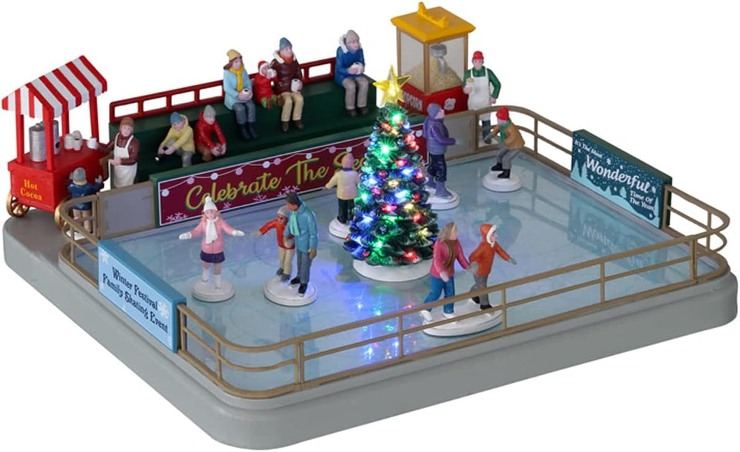 Lemax - Vail Village - Sights & Sounds: Outdoor Skating Rink - (14871-UK)