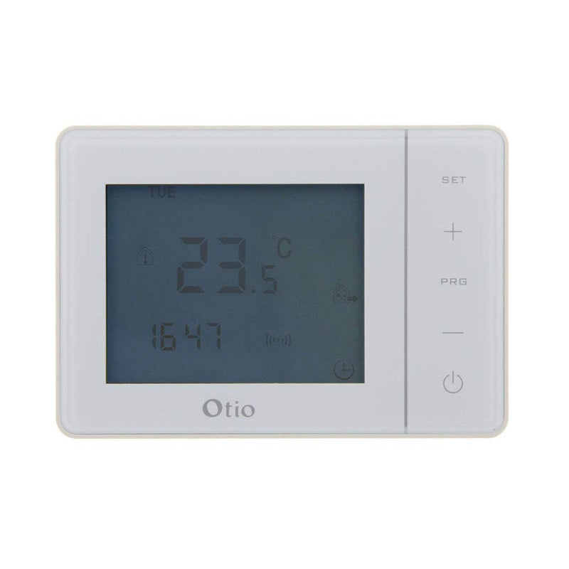 Thermostat programmable blanc