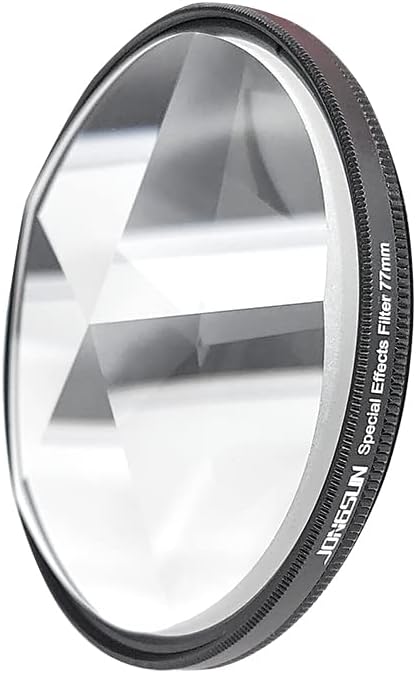 JONGSUN Pentaprisma Spezialeffektfilter 77mm FX Glass Glare Widescreen Film Anamorphe DSLR Video Fot