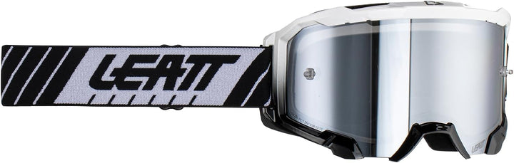 Leatt Unisex Velocity 4.5 Iriz Schutzbrille Einheitsgrösse weiss/silberfarben, Einheitsgrösse weiss/