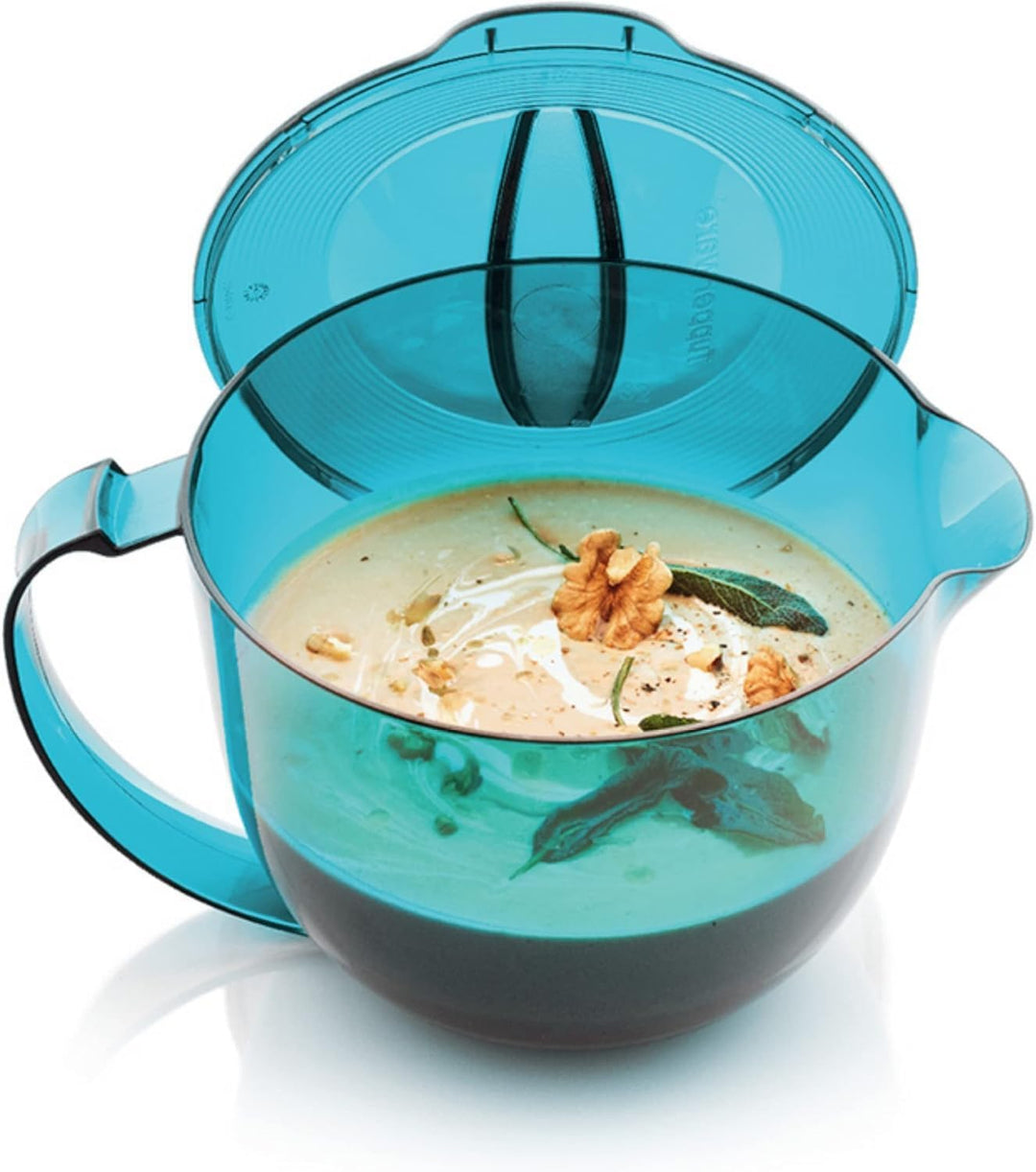 Tupperware Mikrowelle Microplus 1,0 L türkis Kanne I30 Micro Plus Mikro 38378