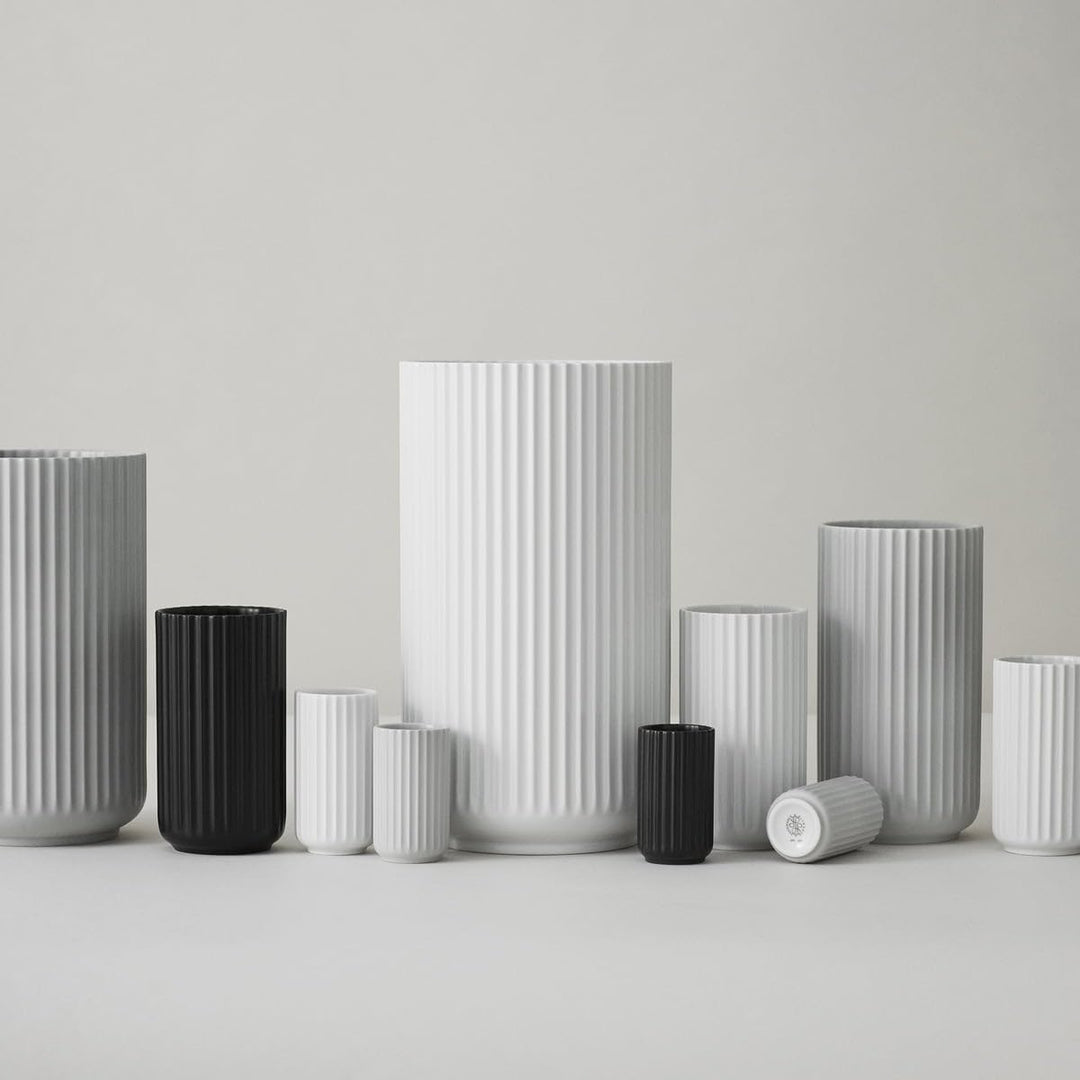 Lyngby Porcelæn Vase H38 cm Lyngby Designklassiker Zeitloses Design, schwarz H38 cm Schwarz, H38 cm
