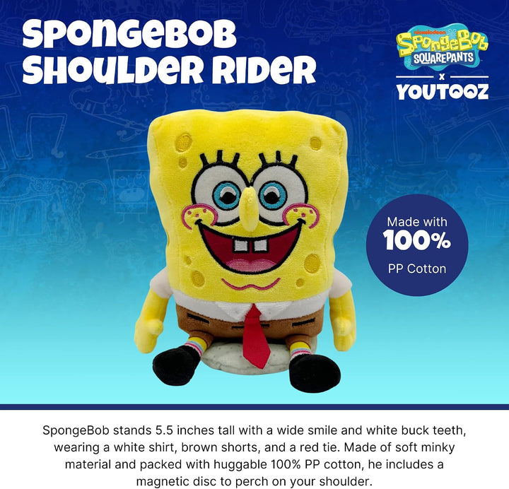 Youtooz Spongebob Schwammkopf Plüschfigur Spongebob Shoulder Rider 13 cm, Gelb