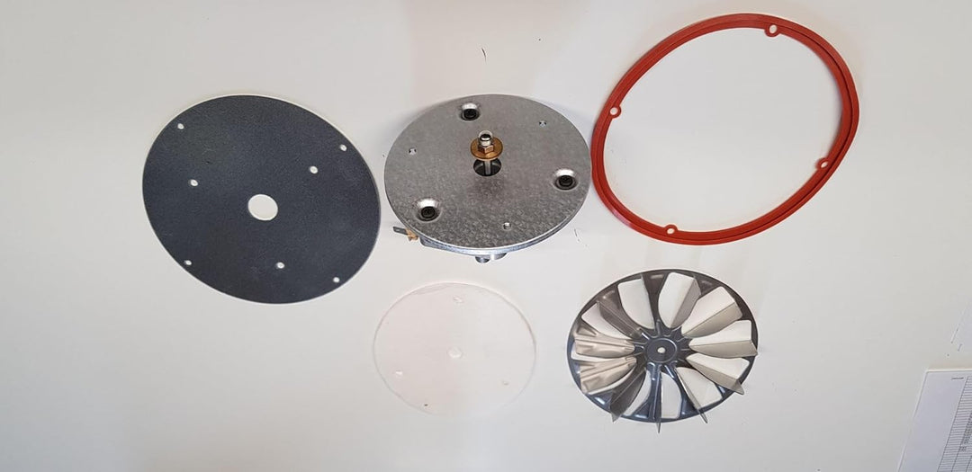 NEMAXX® Original Abgasmotor 40W für Pelletofen P6, P9, P12 – Rauchabzugsgebläse bis 300°C – Ersatzmo