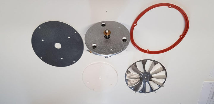 NEMAXX® Original Abgasmotor 40W für Pelletofen P6, P9, P12 – Rauchabzugsgebläse bis 300°C – Ersatzmo