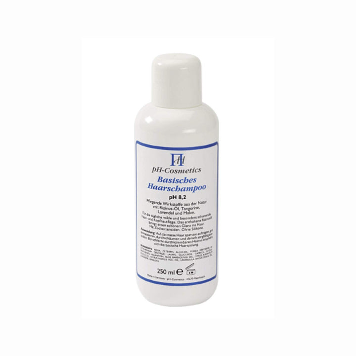 Basisches Haarshampoo pH 8, 2, schonende Pflege mit Basenshampoo, ph-Cosmetics, 250 ml 250 ml (1er P