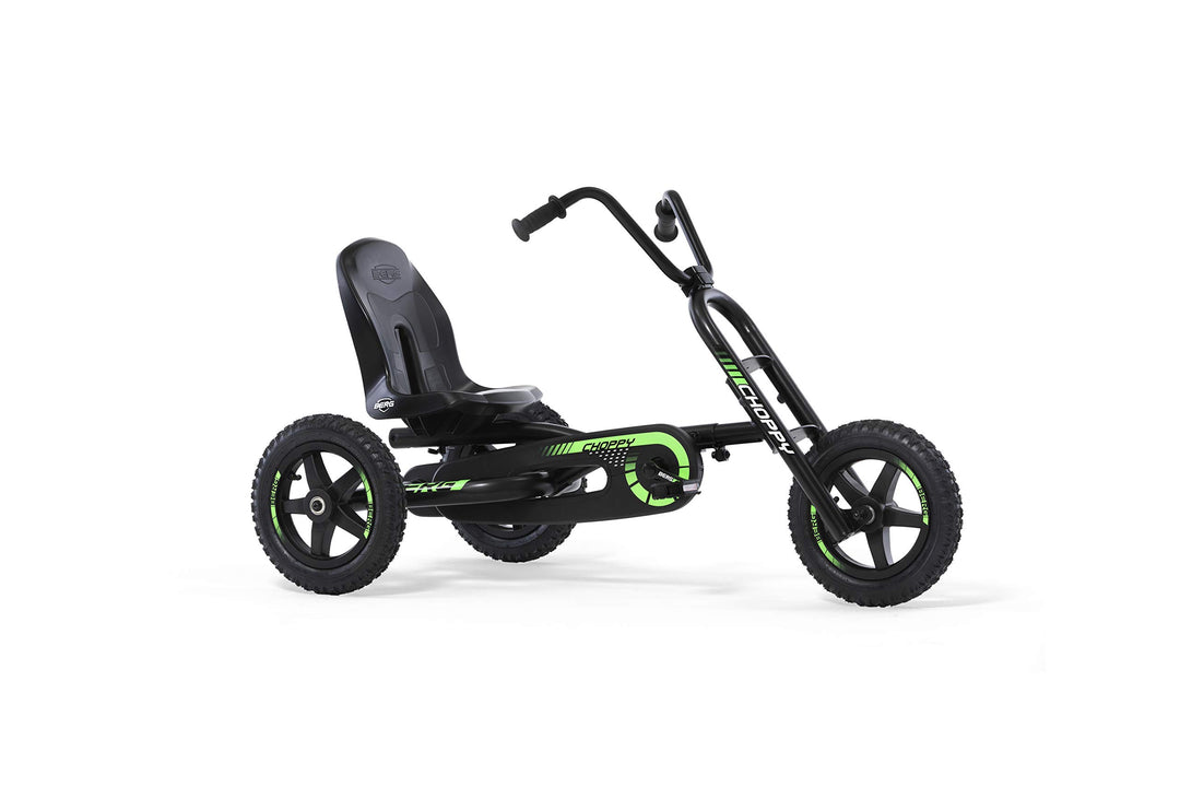 BERG Gokart Choppy Neo | Kinderfahrzeug , Tretauto mit Optimale Sicherheid, 3 Luftreifen und Freilau