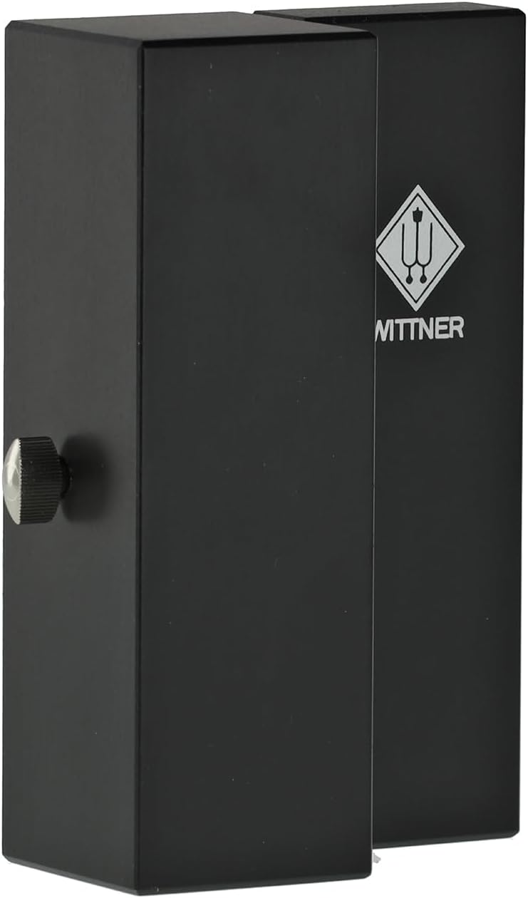 Wittner Metronom 880260 Holzgehäuse ohne Glocke Taktell Super Mini schwarz matt, schwarz matt