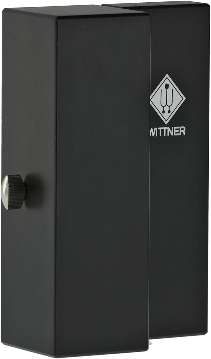 Wittner Metronom 880260 Holzgehäuse ohne Glocke Taktell Super Mini schwarz matt, schwarz matt