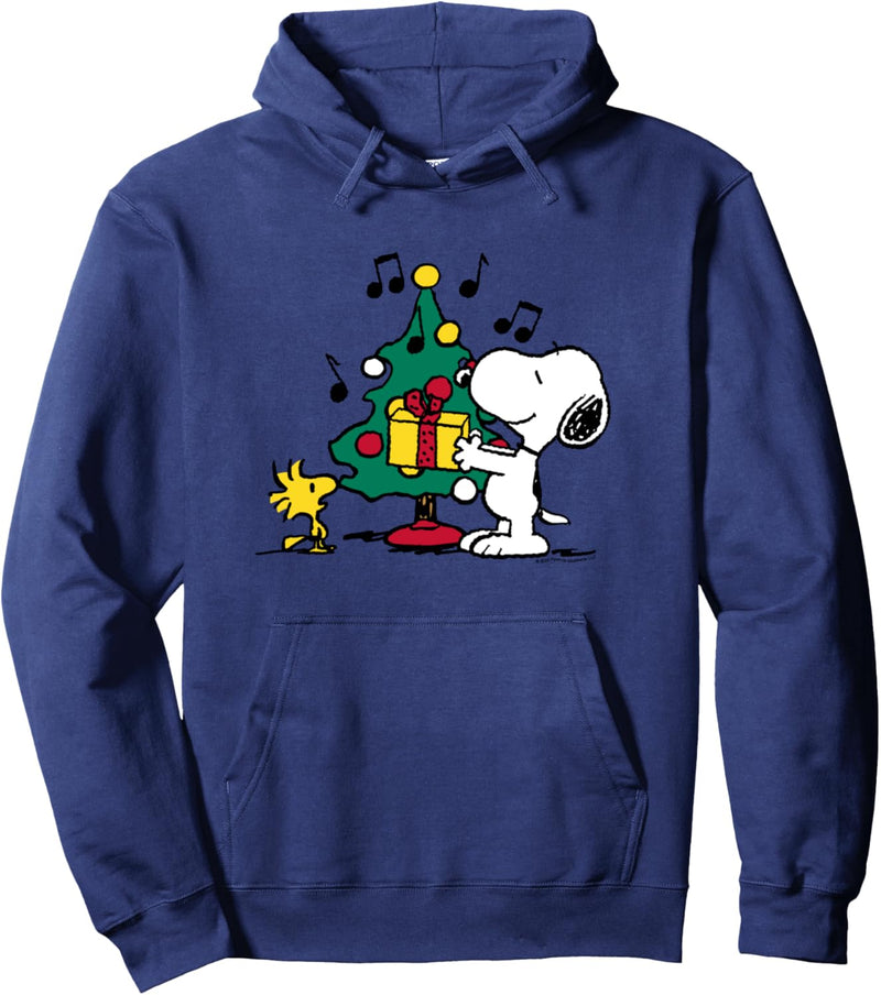 Peanuts - Snoopy & Woodstock Christmas Tree Pullover Hoodie