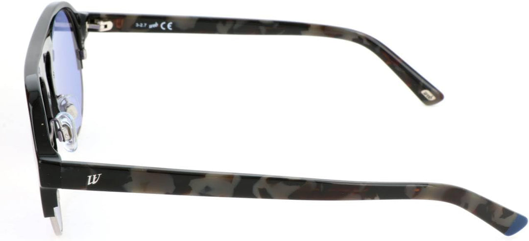 Web Unisex-Erwachsene WE0224 05V 52 Brillengestelle, Schwarz (Nero-), 52.0