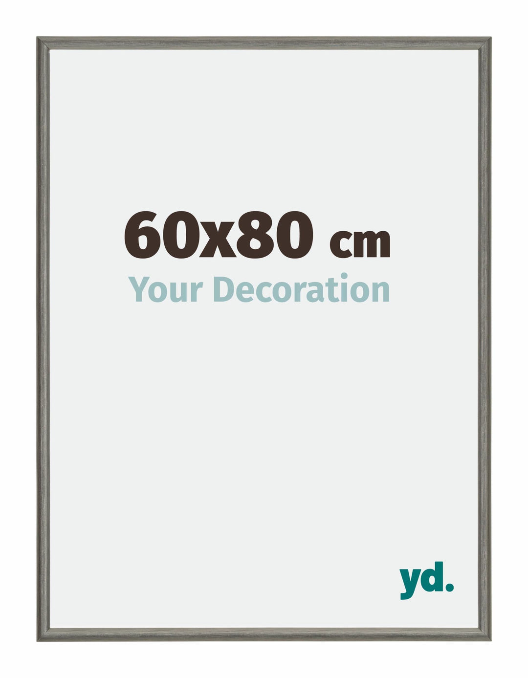 yd. Your Decoration - Bilderrahmen 60x80 cm - Bilderrahmen aus Aluminium mit Acrylglas - Antireflex