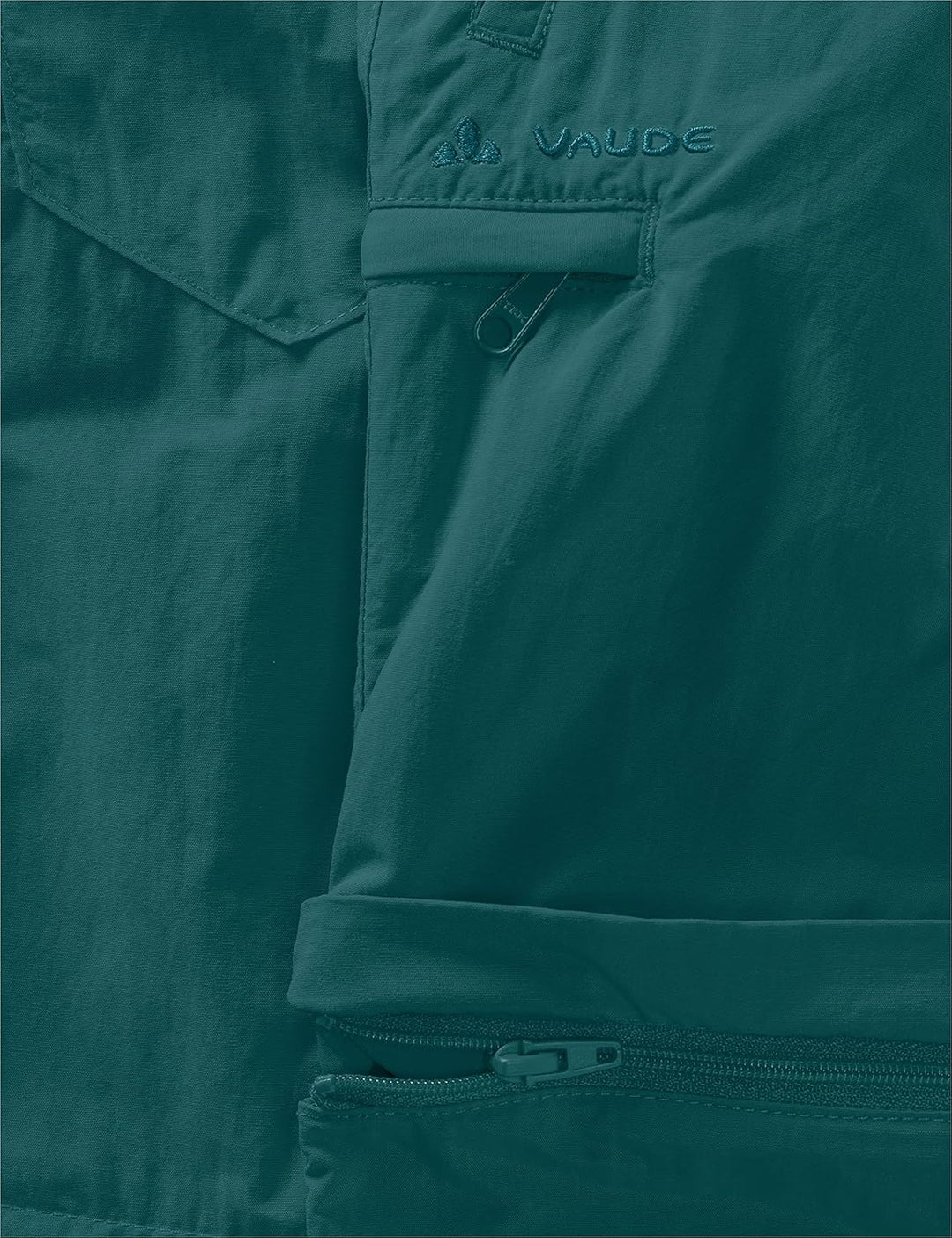 VAUDE Unisex Kids Kids Detective Antimos Zo Pants Trouser 104 Mallard Green, 104 Mallard Green