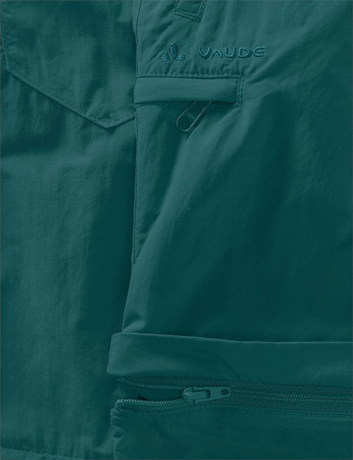 VAUDE Unisex Kids Kids Detective Antimos Zo Pants Trouser 104 Mallard Green, 104 Mallard Green