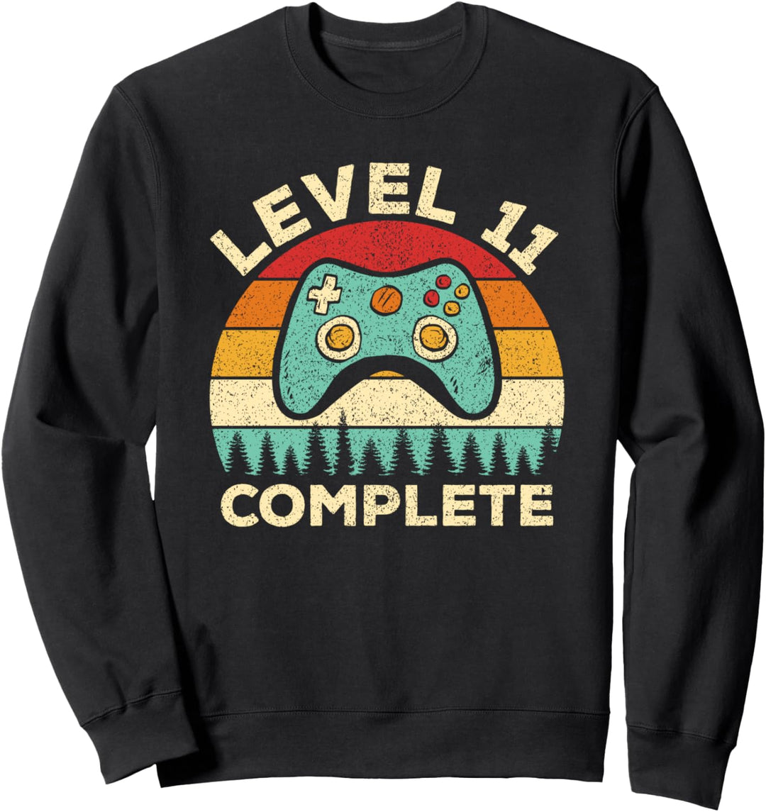 11. Geburtstag Level 11 Gamer 11 Jahre altes Geschenk Sweatshirt