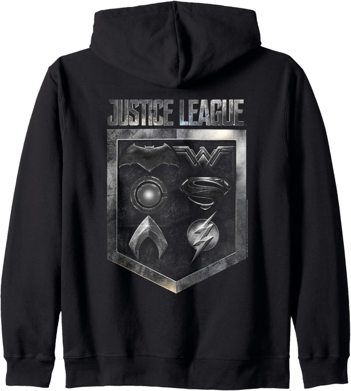 Justice League Movie Shield of Emblems Kapuzenjacke