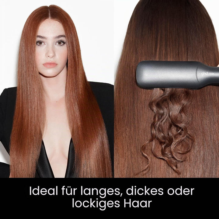 ghd max - professioneller Haarglätter mit breiten Platten für langes, dickes oder lockiges Haar, glä