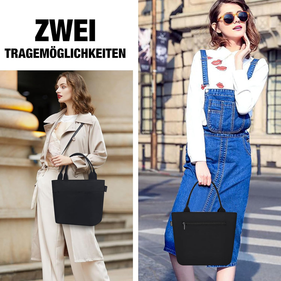 Kühltasche Klein Leicht Lunch Tasche Isoliertasche zur Arbeit Schule Faltbar Wasserdicht Reissversch