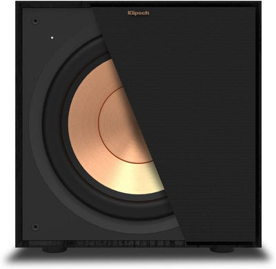 Klipsch R-101SW Black – Aktiv-Subwoofer, 25,4 cm (10 Zoll), Schwarz, Digitalverstärker, 150 W/300 W