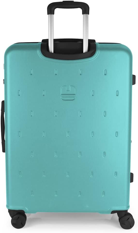 Gabol Grosser erweiterbarer Koffer, offene Hartschale, mit Fassungsvermögen bis zu 127 l, türkis, Ko