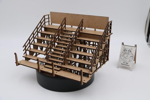 AT-BA Modellbau 220005 Slotcar-Tribüne kurz