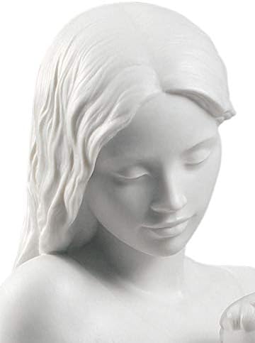 LLADRÓ Figur Mutterliebe. Weiss Matt. Mutter. Porzellan.