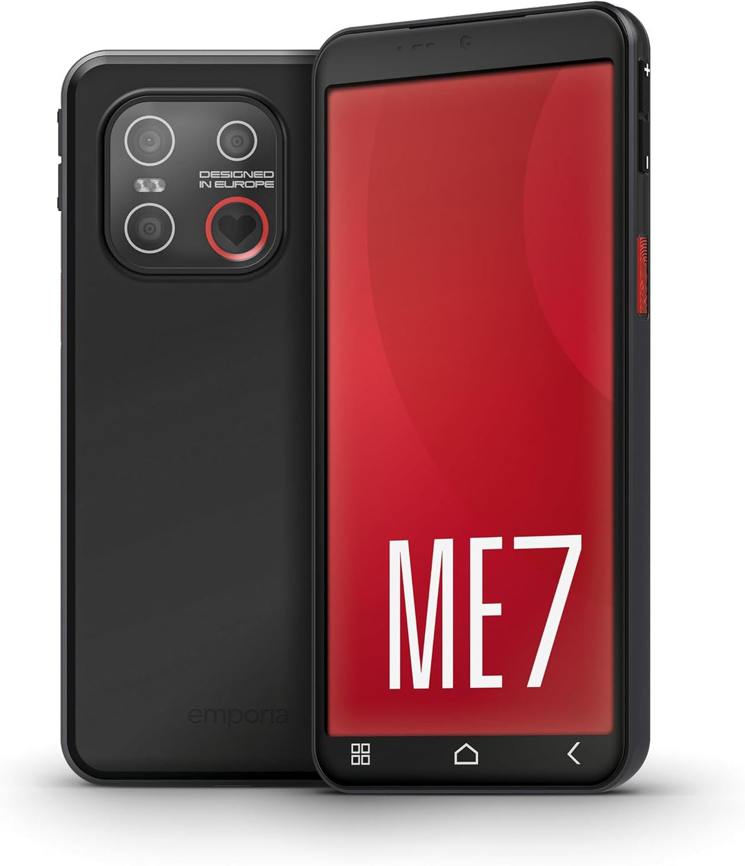 emporiaME.7 Senioren-Smartphone ohne Vertrag, Android 15 Handy mit Notruftaste, 5,45" Touchdisplay,