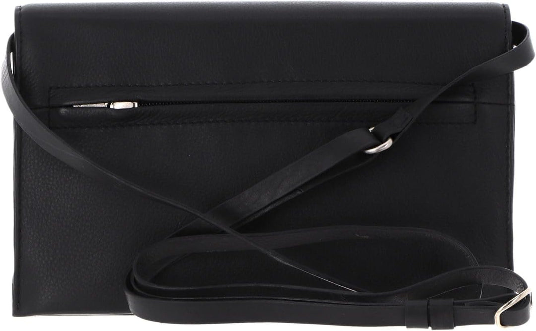 Voi Soft Leila Clutch Tasche Leder 23 cm Schwarz, Schwarz