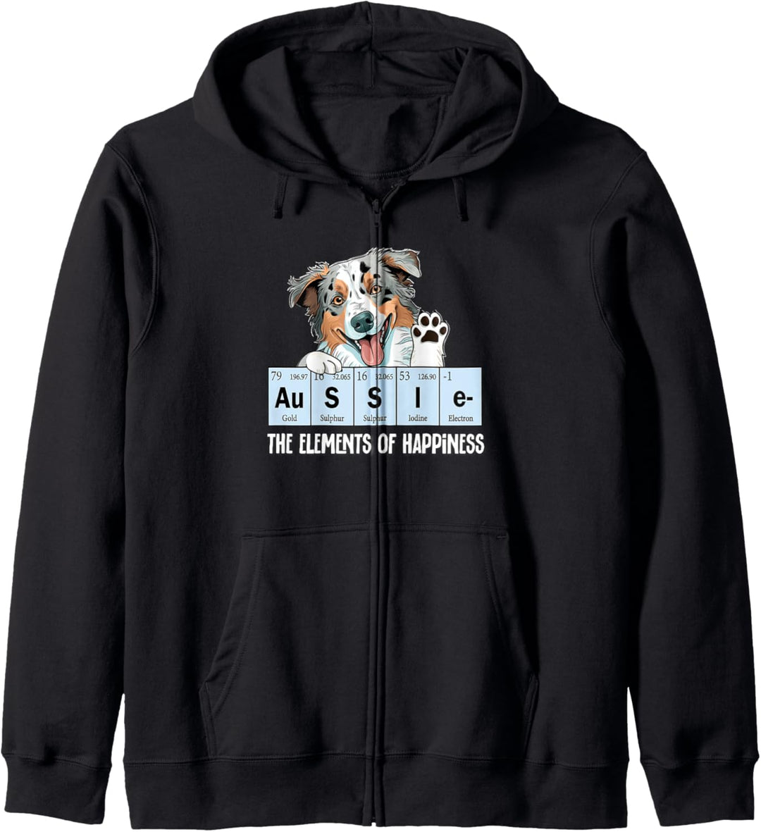 Blue Merle Australian Shepherd Kapuzenjacke