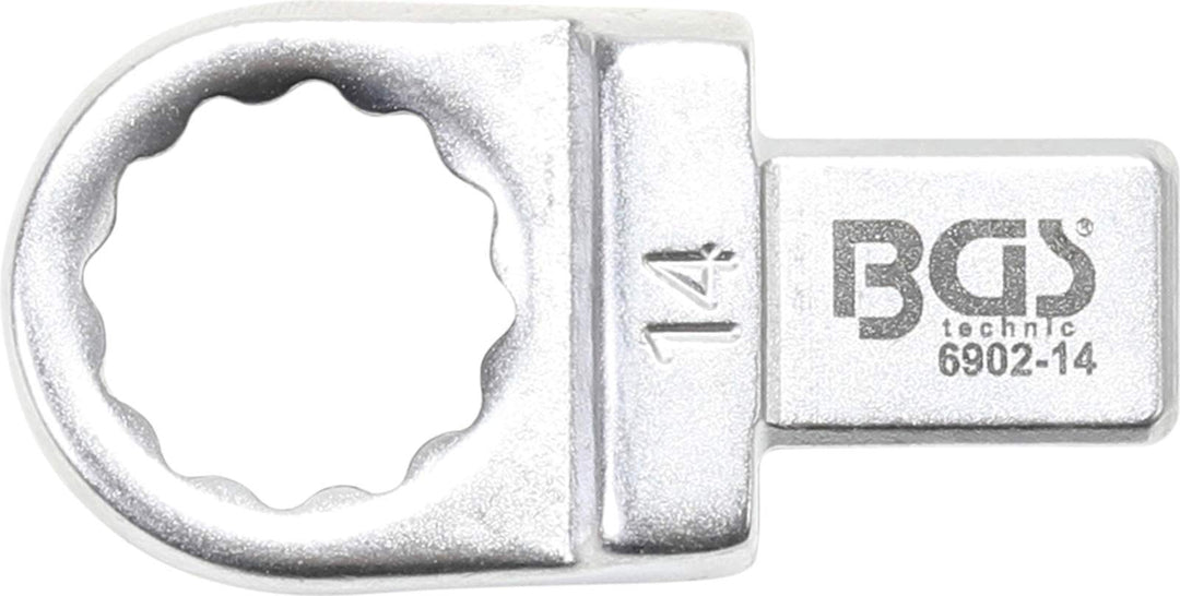 BGS 6902-14 | Einsteck-Ringschlüssel | 14 mm | Aufnahme 9 x 12 mm, 14 mm
