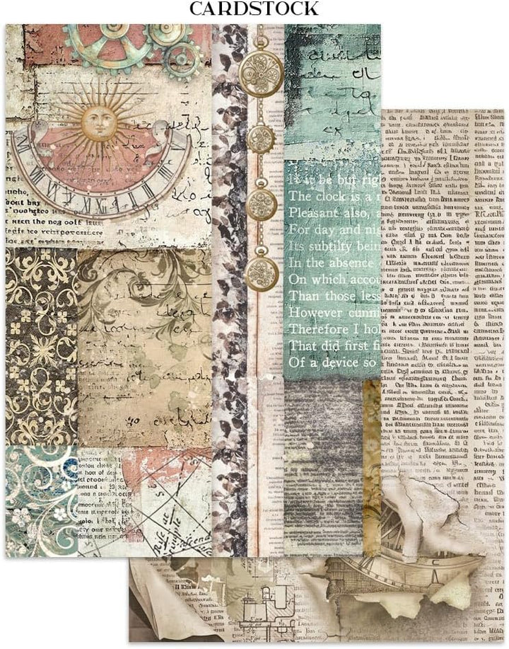 Stamperia - Junk Journal Stickers, Cut-Outs, and Backgrounds for Scrapbooks, Albums, Card Making, Bu