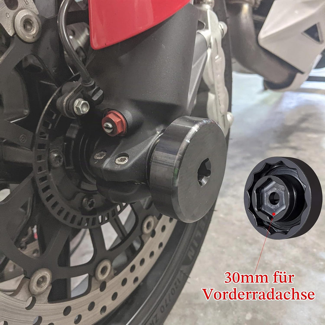 Einsatz Nuss für Ducati Motorrad Achsmutter vorn + hinten, Achse Werkzeug, Passend für Ducati, ATVs,