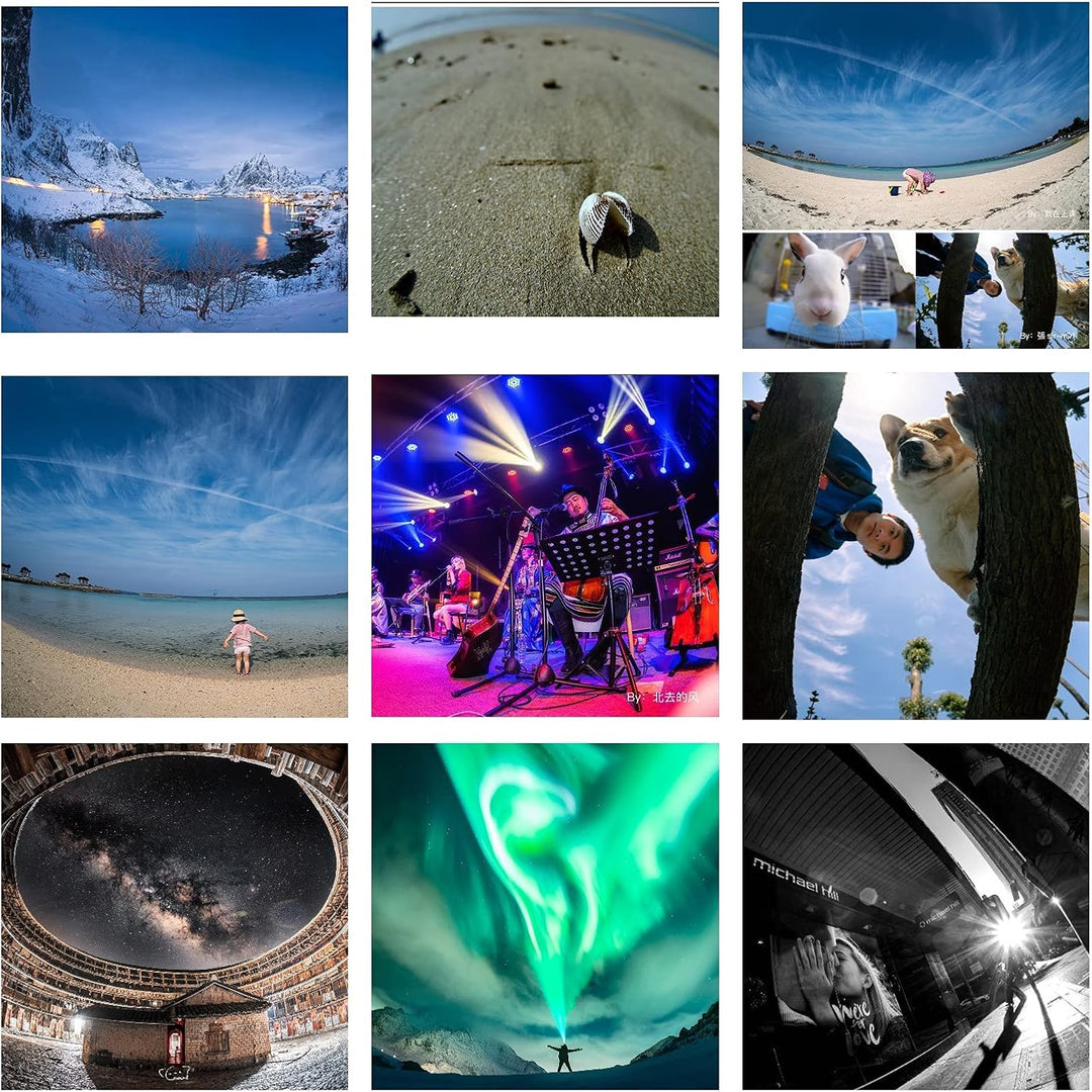 TTArtisan 11mm F2.8 Kameralinse Fisheye kompatibel mit E Mount Kameras wie A7 A7II A7R A7RII A7S A7S