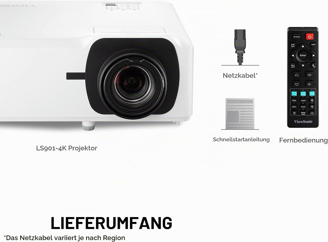Viewsonic Beamer LS901-4K 5500 Lumen UHD Laser DLP