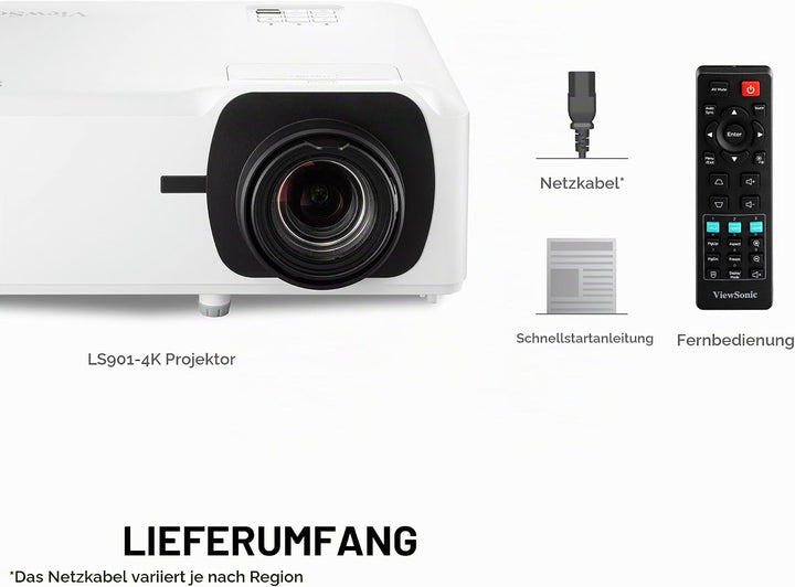 Viewsonic Beamer LS901-4K 5500 Lumen UHD Laser DLP