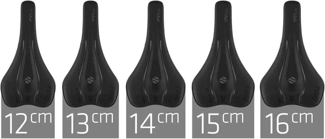 SQlab Unisex – Erwachsene 614 Ergowave Active 2.1 Fahrradsattel 15 cm Schwarz, 15 cm Schwarz