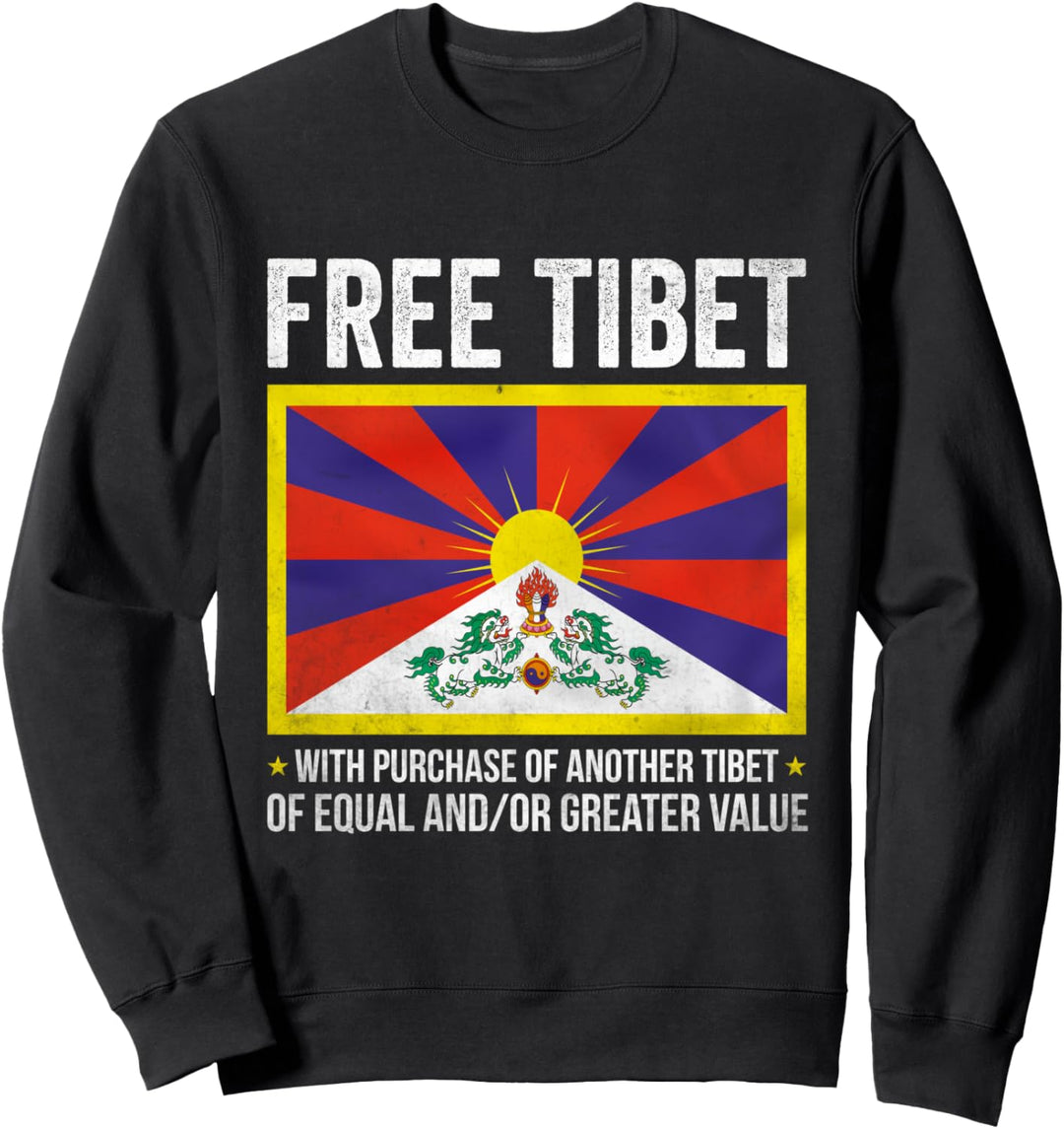 Tibet Flagge Tibet Freitibet Sweatshirt