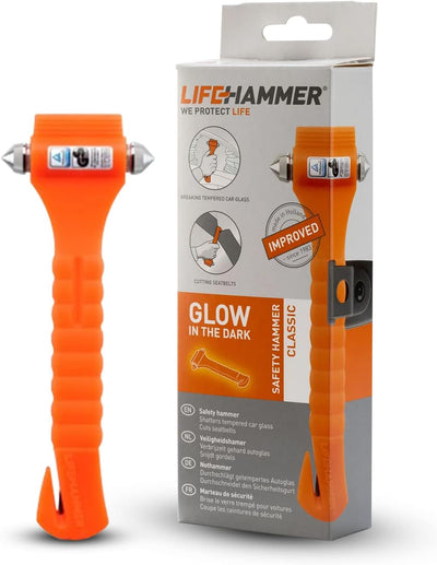 Lifehammer Brand Auto Sicherheitshammer, das Original Notfall Flucht und Rettungswerkzeug mit Gurtsc