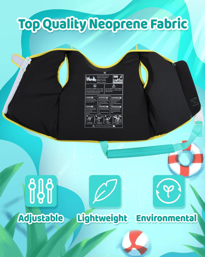 Kinder Schwimmjacke, Kleinkind Neopren Schwimmen Weste Schwimmtraining Hilfe Schwimmende Badeanzug m