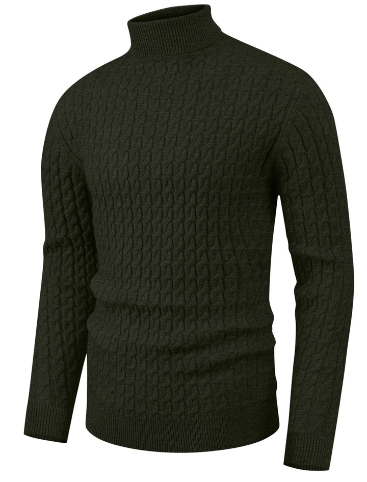 Hisir Rollkragenpullover Herren Klassischer Pullover Herren Warmer Winter Slim Fit Strickpullover Pu