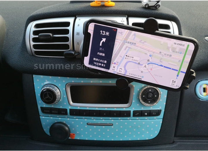 SHIFENG Für MB Smart 451 Fortwo Forfour 2009-2014 Auto-Luftauslass-Handyhalterung Zubehör 451 Lüftun