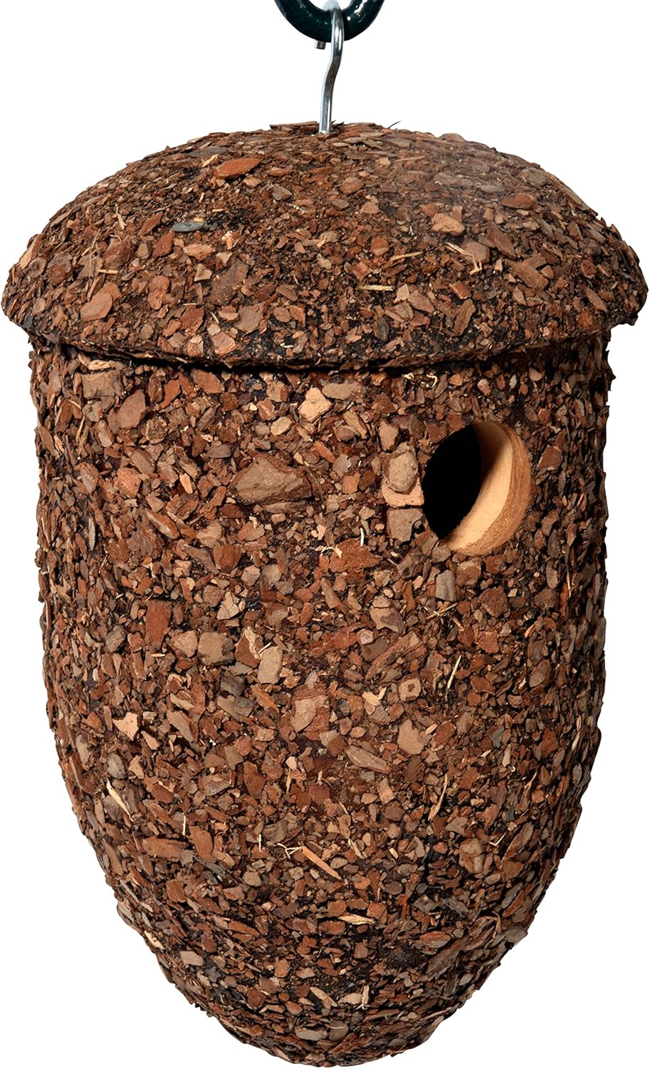 dobar® green label 37150FSC Nistkasten "Eichelform"- Höhlenbrüter-Nistkasten - Vogelkasten aus Massi