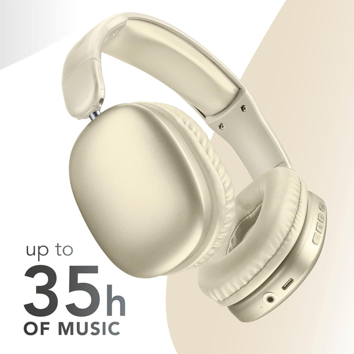 Music Sound MAXI3 Kabellose Over-Ear-Kopfhörer, Aktive Geräuschunterdrückung, Immersiver und Kristal