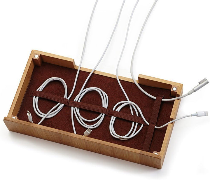 XPhonew Desktop Bambus Holz Ladestand Aufladung Docking Station/Cradle/Halter/Ladegerät Stand/Handy